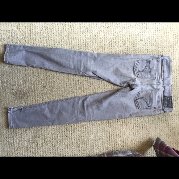 π 4 for $10 Sneak Peek Grey Denim Jeans size 1 2 - Picture 4 of 7